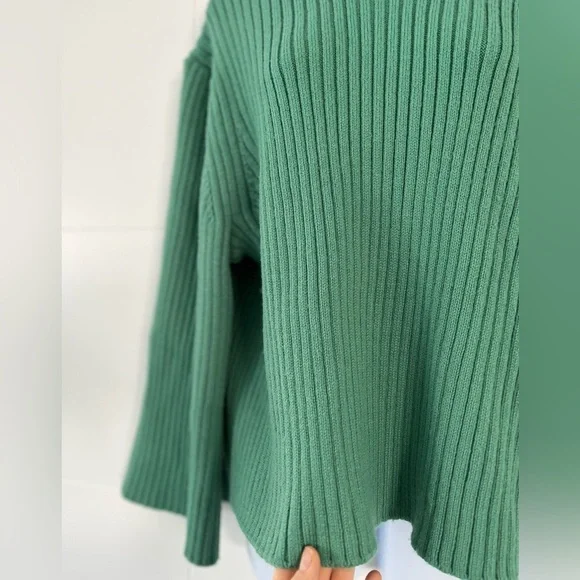 🎖HOST PICK🎖NWOT/ Jason Wu/ Green turtleneck knit sweater/ Size US M - Picture 11 of 11